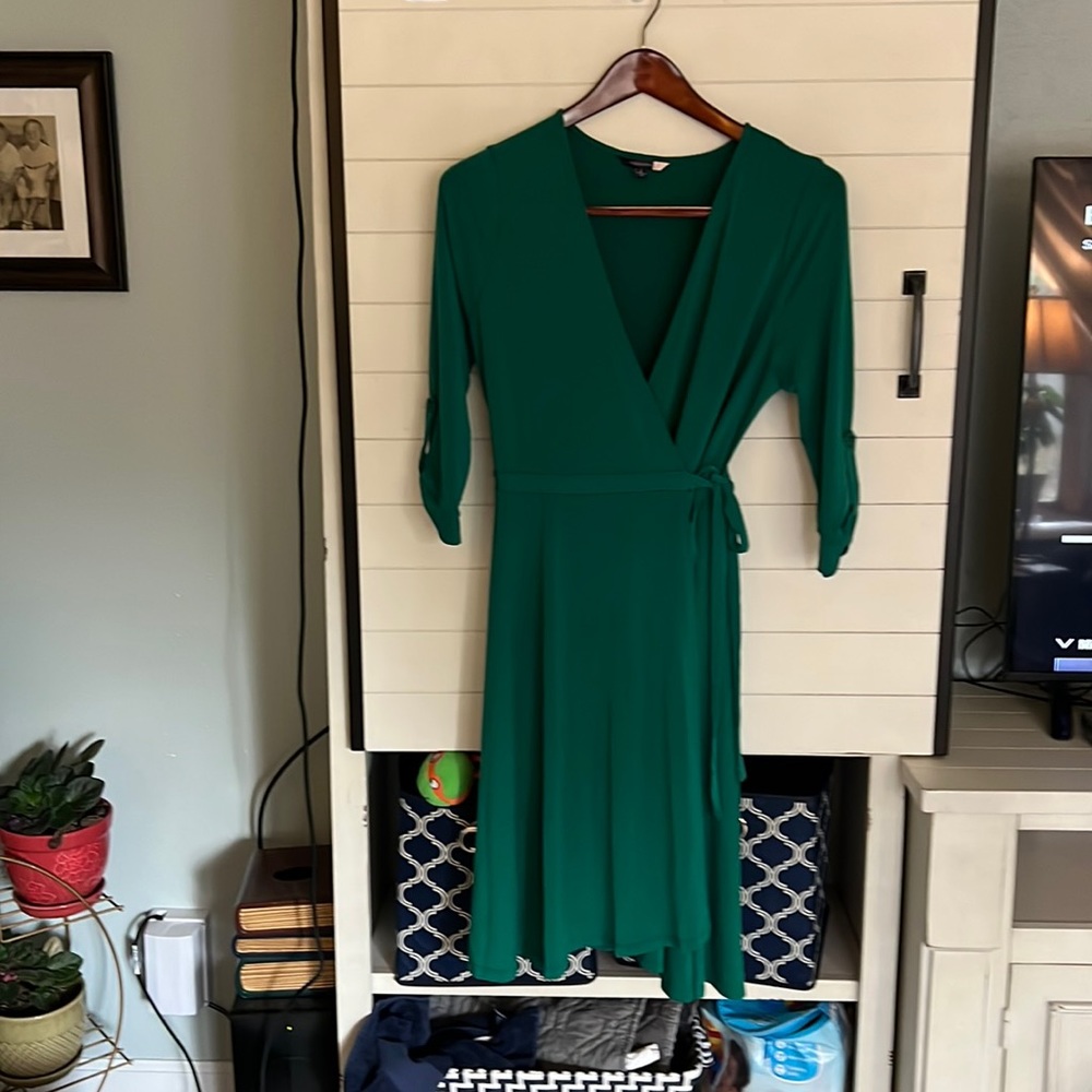 Green Wrap Dress